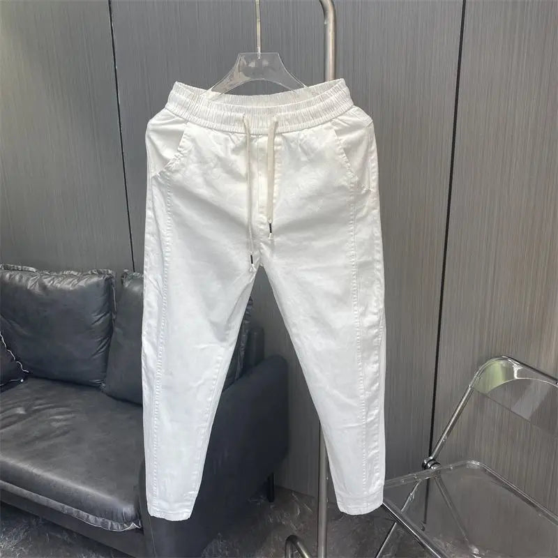 Men's Summer Harem Trousers – Lightweight Relaxed Fit Street Style Pants