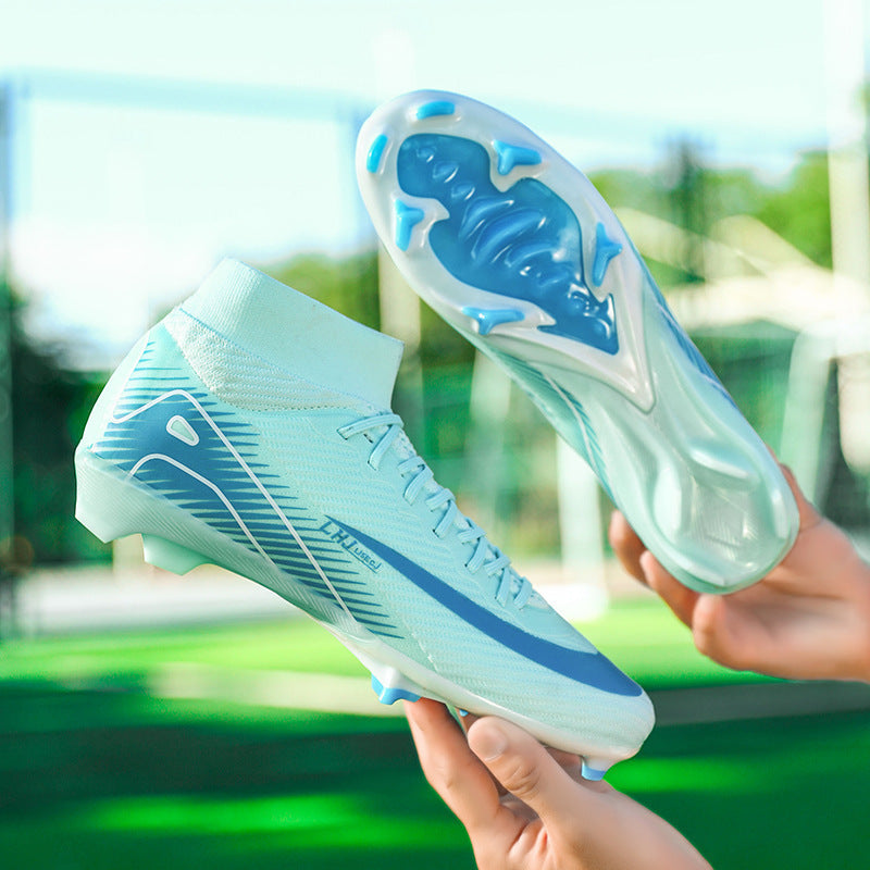 Cross-Border World Cup Football Shoes Men's High-Top Youth Students Women's Tf Broken Nails Ag Long Nails Game Training Sports Shoes