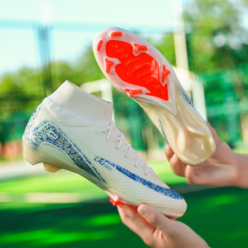 Cross-Border World Cup Football Shoes Men's High-Top Youth Students Women's Tf Broken Nails Ag Long Nails Game Training Sports Shoes