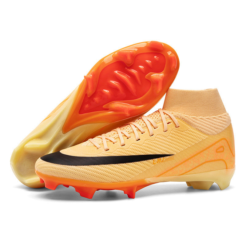 Cross-Border World Cup Football Shoes Men's High-Top Youth Students Women's Tf Broken Nails Ag Long Nails Game Training Sports Shoes