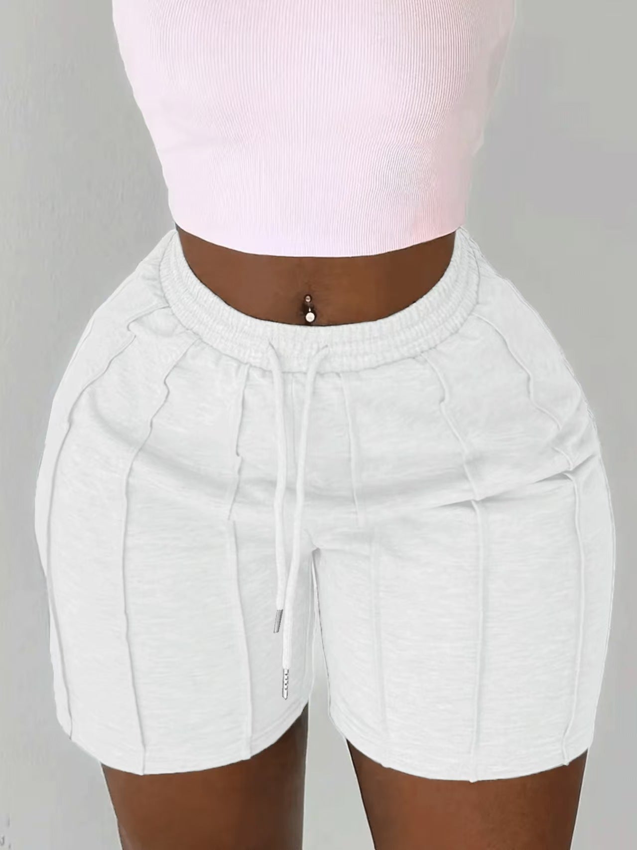 Amazon Sports Casual Pants, 2025 Spring, Summer, Autumn and Winter Drawstring Elastic Waist Shorts, Breathable, Comfortable and Fashionable