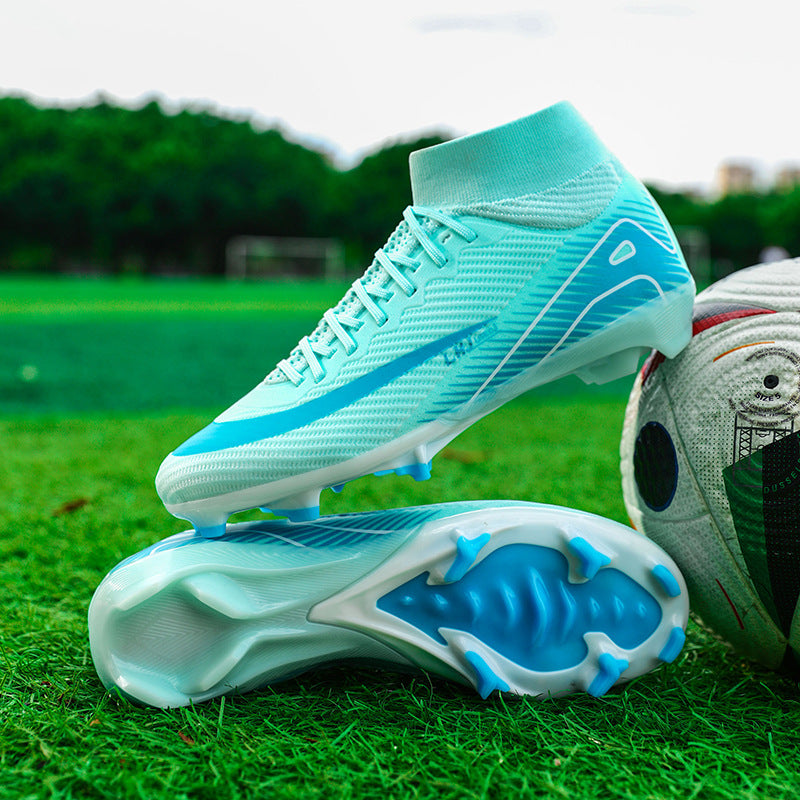 Cross-Border World Cup Football Shoes Men's High-Top Youth Students Women's Tf Broken Nails Ag Long Nails Game Training Sports Shoes