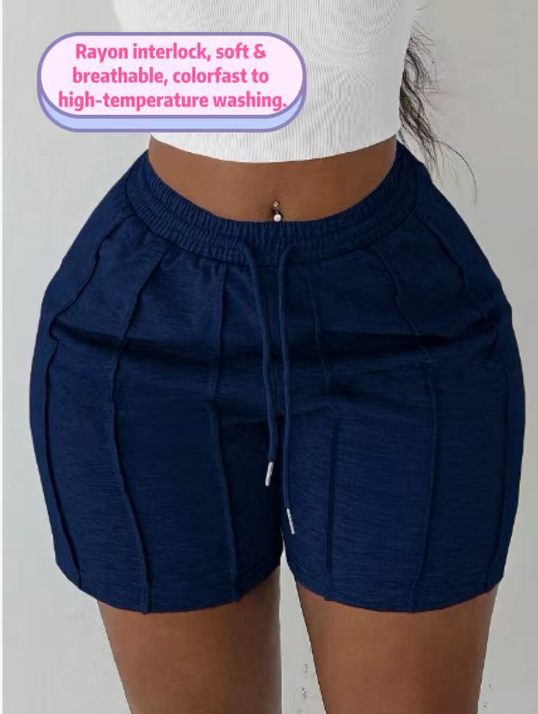 Amazon Sports Casual Pants, 2025 Spring, Summer, Autumn and Winter Drawstring Elastic Waist Shorts, Breathable, Comfortable and Fashionable