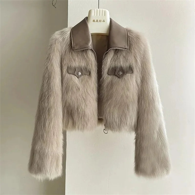 2025 New Autumn Winter Fur Coat