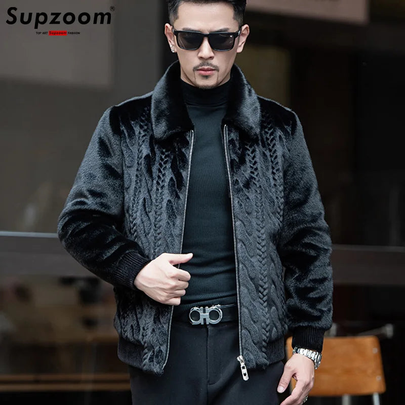Men's Winter Fur Collar Jacket