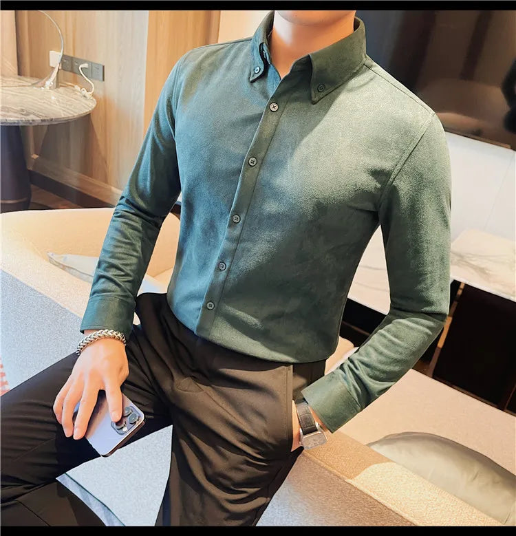 Men's Slim Fit Casual Dress Shirt 2023.