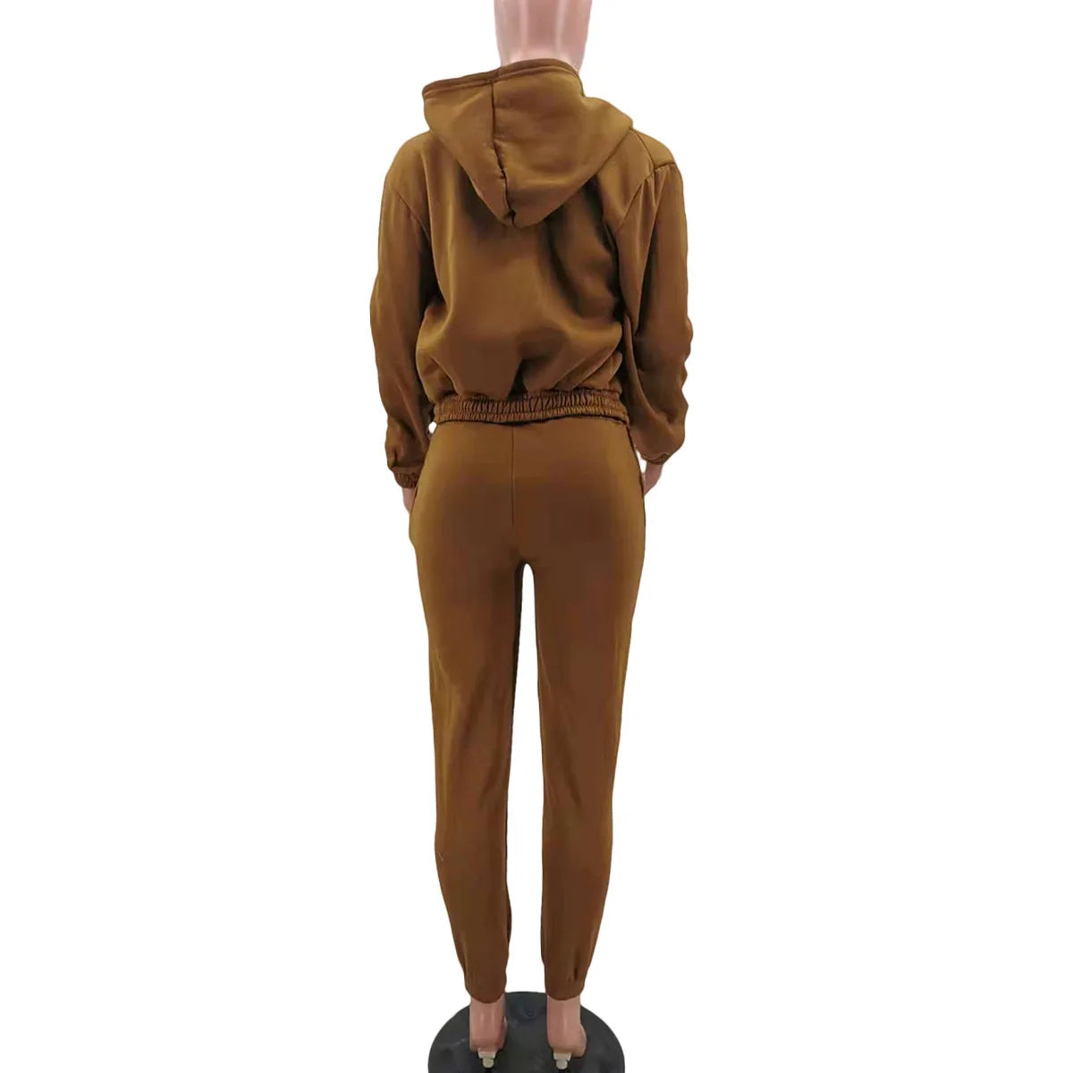 Women’s Premium 3-Piece Fleece-Lined Tracksuit Set – Hoodie, Tank Top & Sweatpants