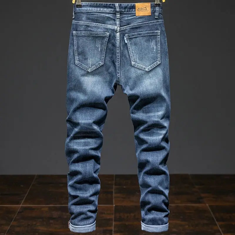 Harlan Denim Trousers Men Boot-cut Jeans