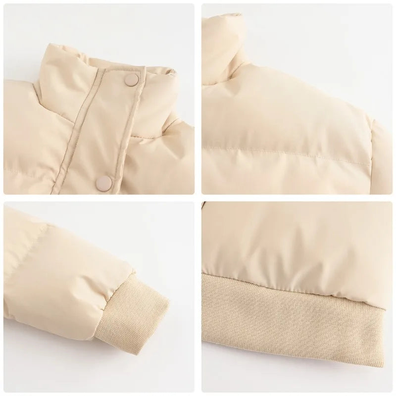 Women's Cozy High-Neck Zip-Up Jacket