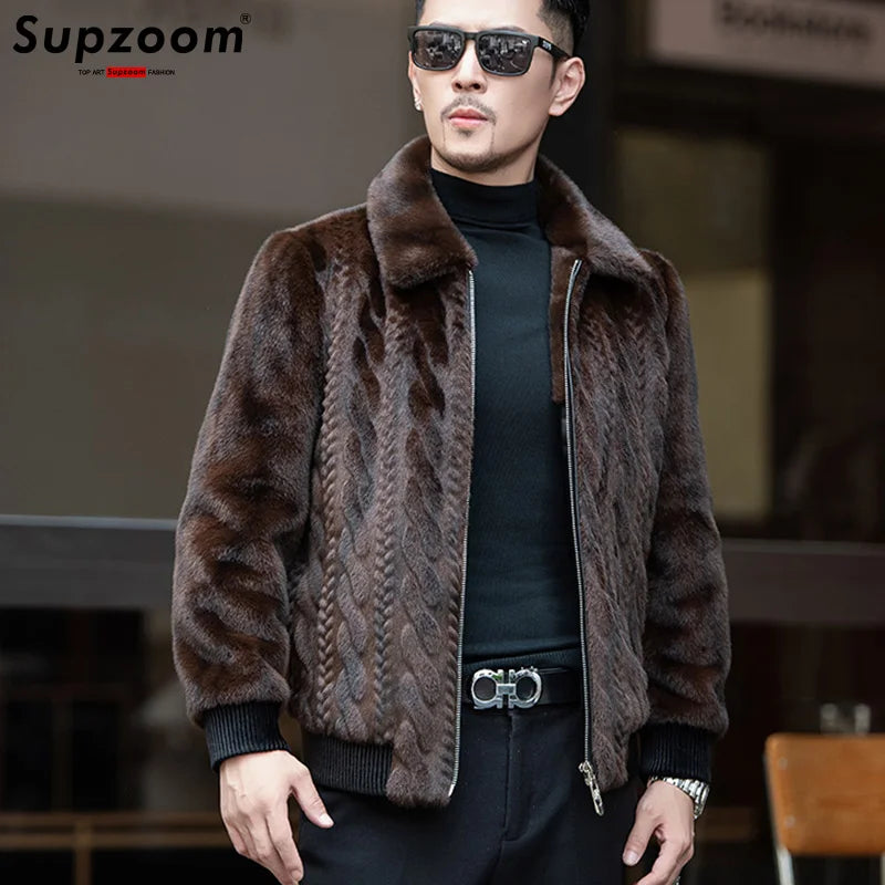 Men's Winter Fur Collar Jacket