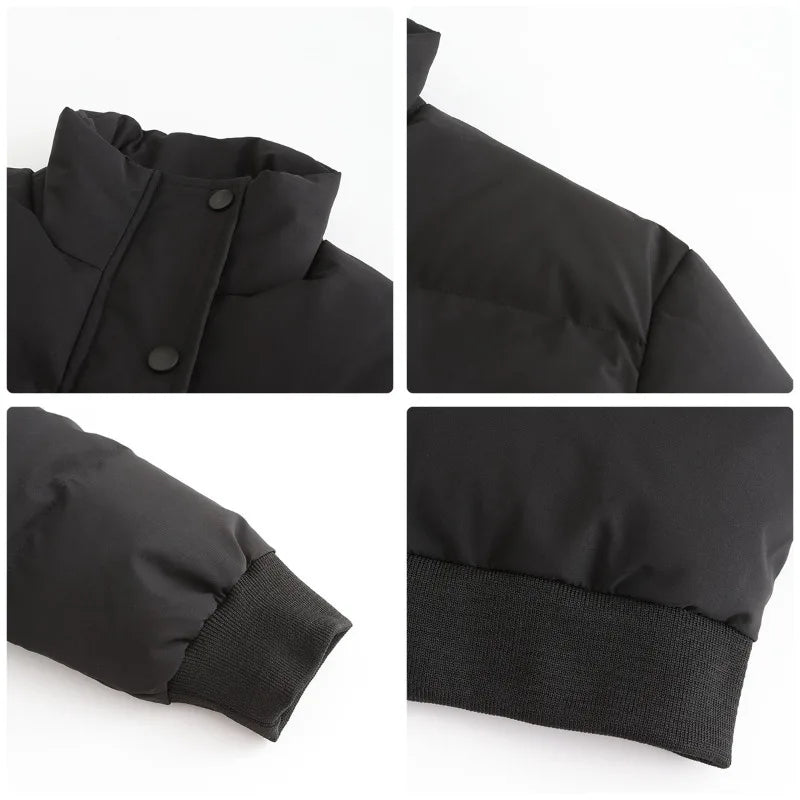 Women's Cozy High-Neck Zip-Up Jacket