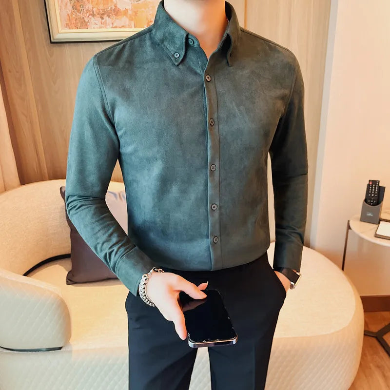 Men's Slim Fit Casual Dress Shirt 2023.