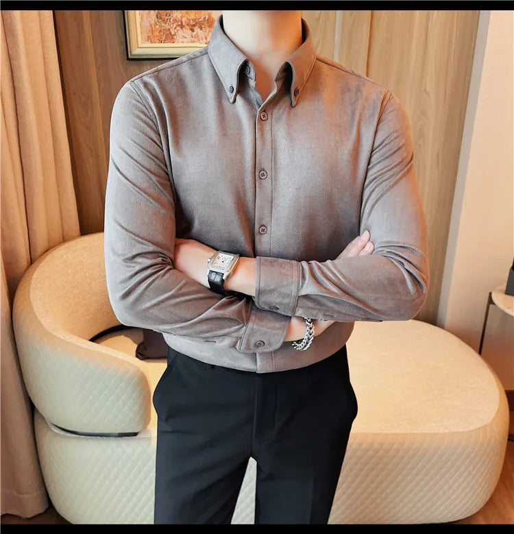 Men's Slim Fit Casual Dress Shirt 2023.