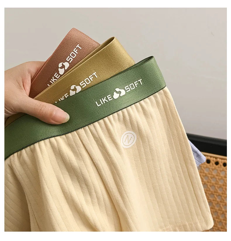 5 Pcs Men's Striped Funny Boxer Shorts Underwear Sexy Underpants Man Male Homme U Convex Shorts Lingerie Boxershorts  Panties