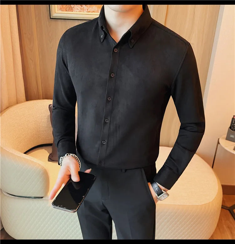 Men's Slim Fit Casual Dress Shirt 2023.