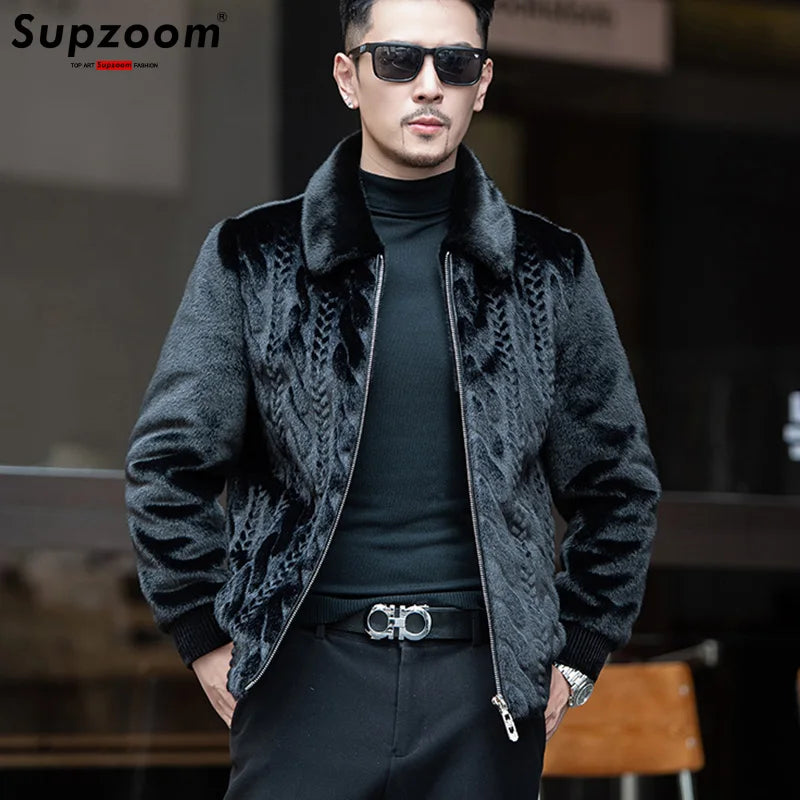 Men's Winter Fur Collar Jacket