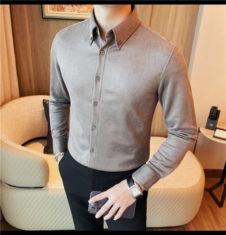 Men's Slim Fit Casual Dress Shirt 2023.