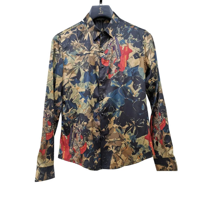 New Vintage Printed Shirt MEN’S FLORAL SIGNATURE SHIRT