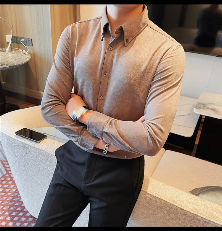 Men's Slim Fit Casual Dress Shirt 2023.