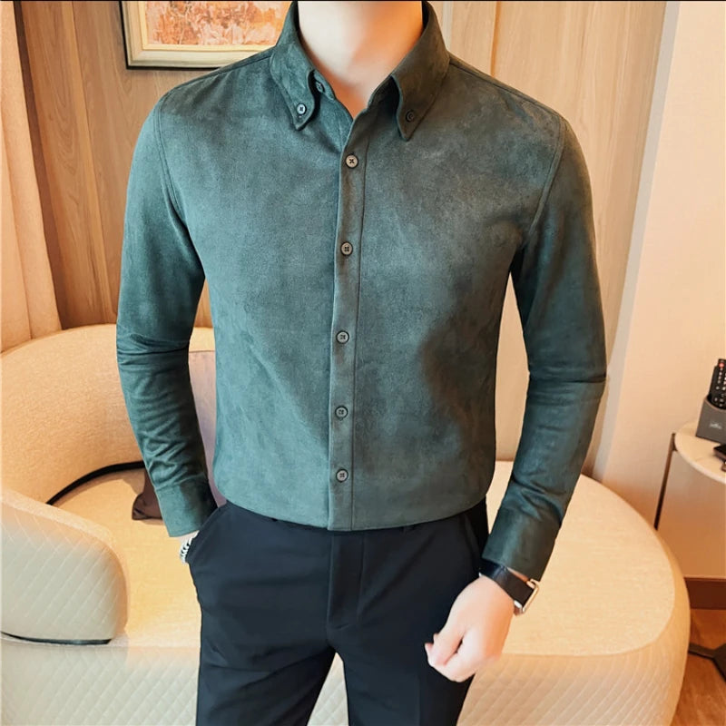Men's Slim Fit Casual Dress Shirt 2023.