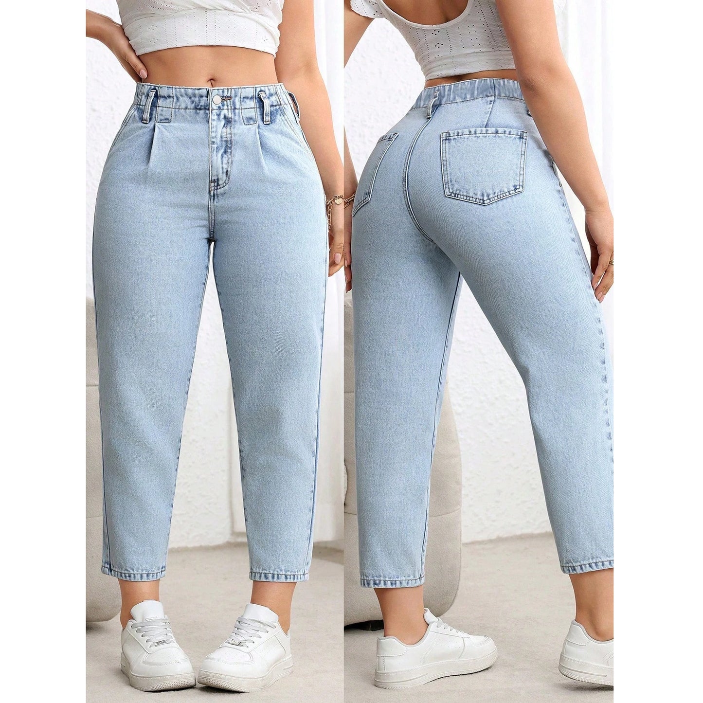 Mirror Atelier Plus Size Straight-Leg Denim Pants | Effortless Everyday Style