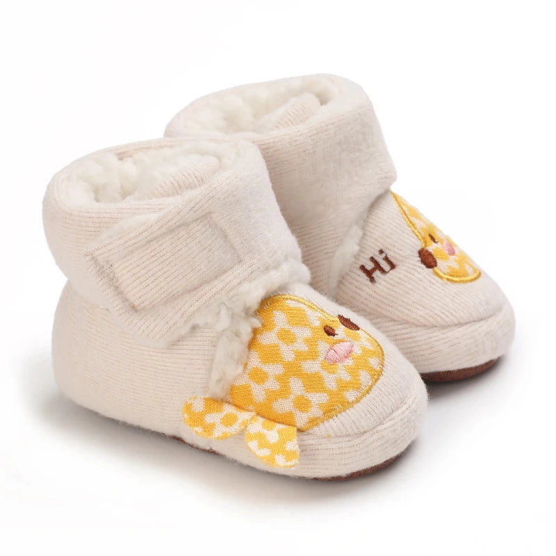 Soft Cartoon Cotton Toddler shoes First Walker Shoes for Newborns