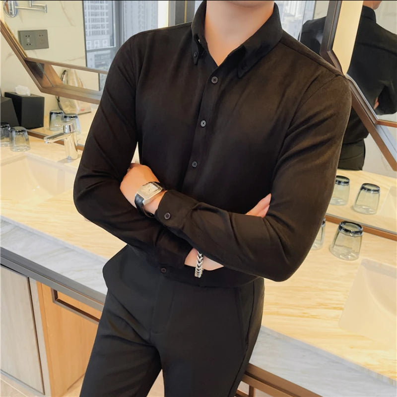 Men's Slim Fit Casual Dress Shirt 2023.