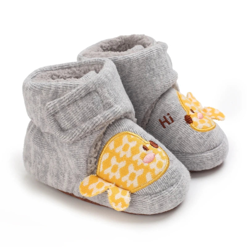 Soft Cartoon Cotton Toddler shoes First Walker Shoes for Newborns