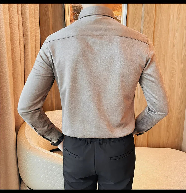Men's Slim Fit Casual Dress Shirt 2023.