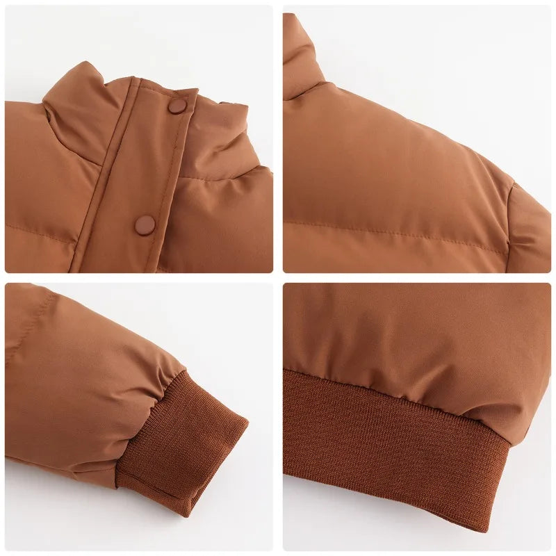 Women's Cozy High-Neck Zip-Up Jacket
