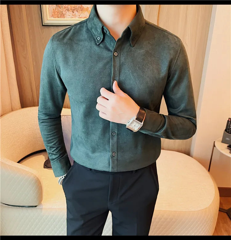 Men's Slim Fit Casual Dress Shirt 2023.