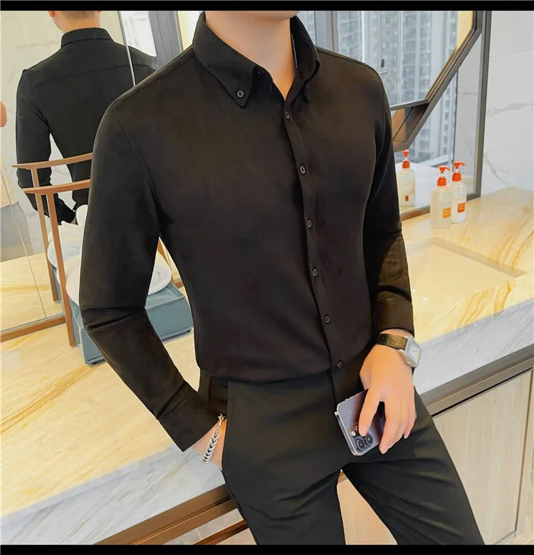Men's Slim Fit Casual Dress Shirt 2023.