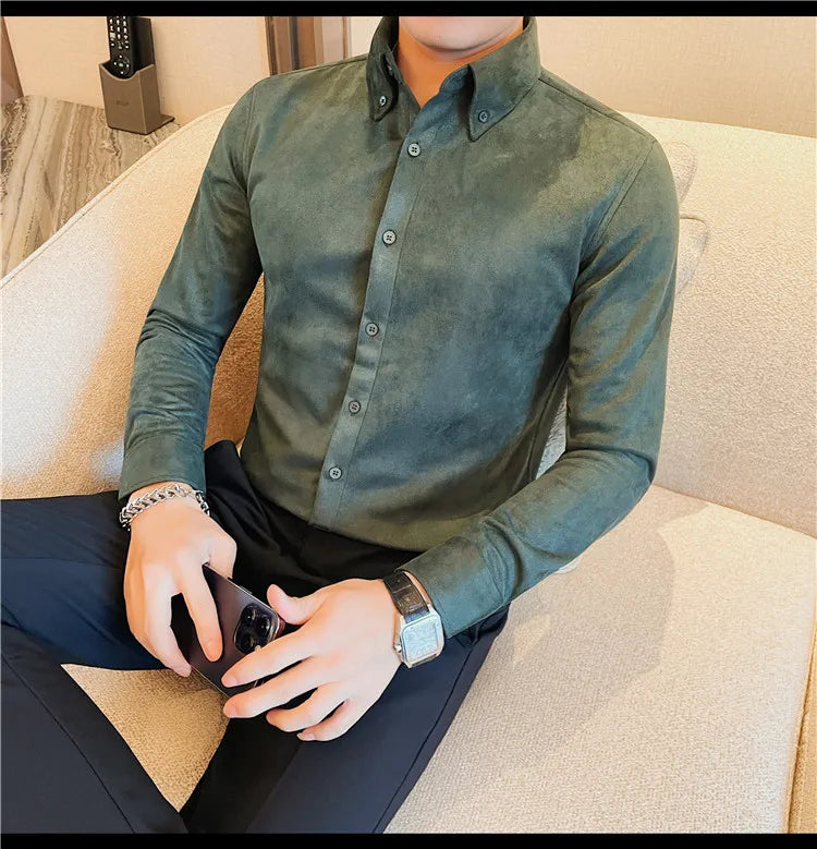 Men's Slim Fit Casual Dress Shirt 2023.