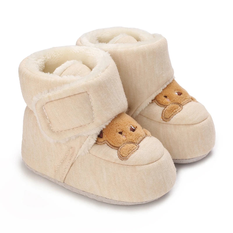 Soft Cartoon Cotton Toddler shoes First Walker Shoes for Newborns