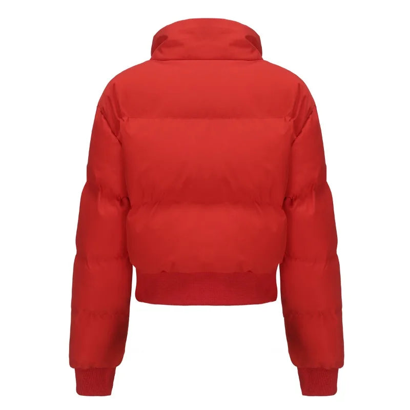 Women's Cozy High-Neck Zip-Up Jacket
