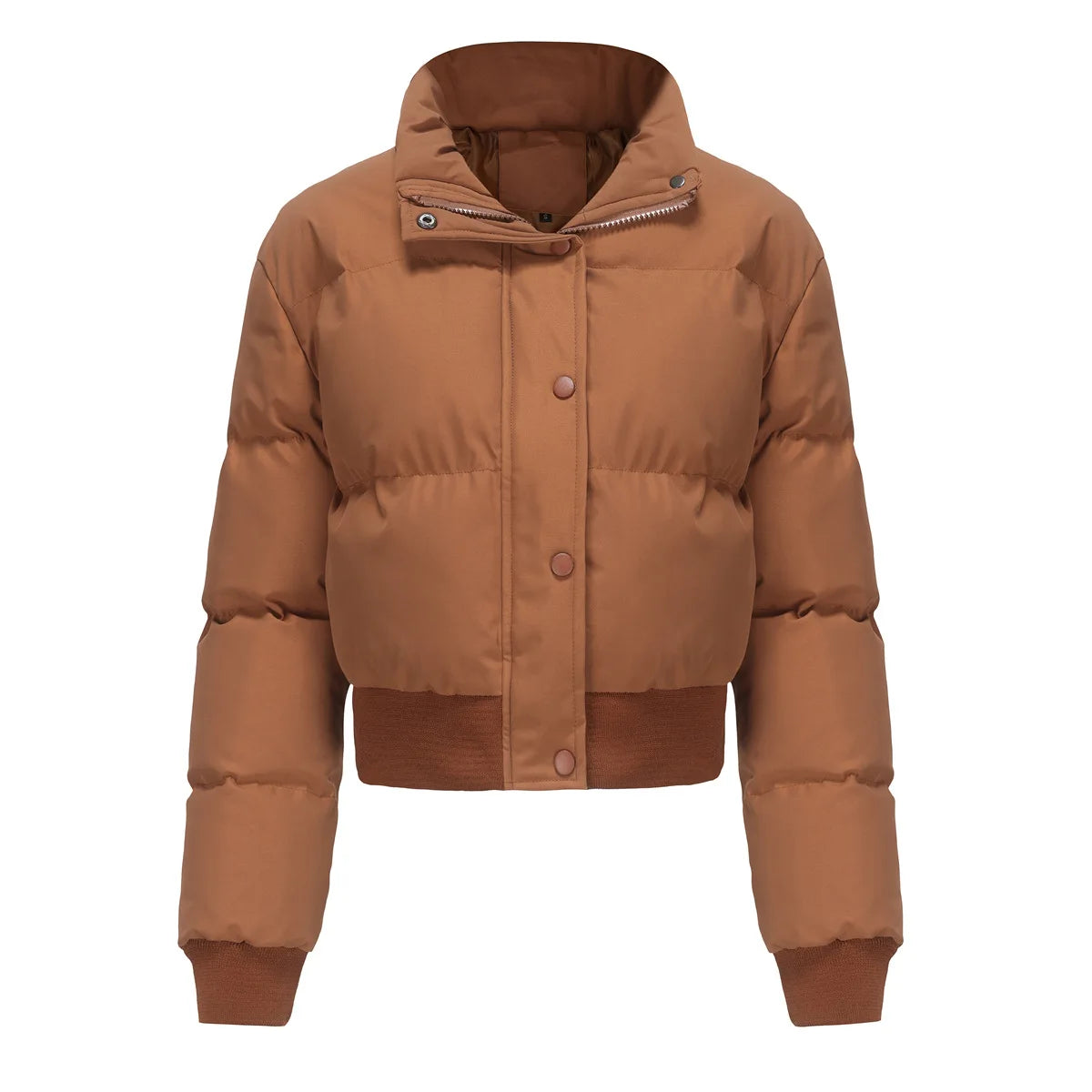 Women's Cozy High-Neck Zip-Up Jacket