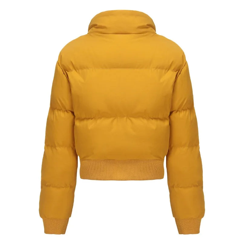 Women's Cozy High-Neck Zip-Up Jacket