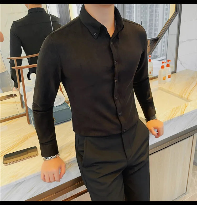 Men's Slim Fit Casual Dress Shirt 2023.