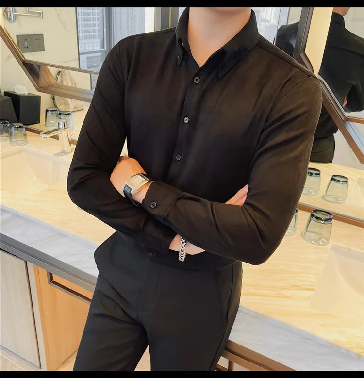 Men's Slim Fit Casual Dress Shirt 2023.