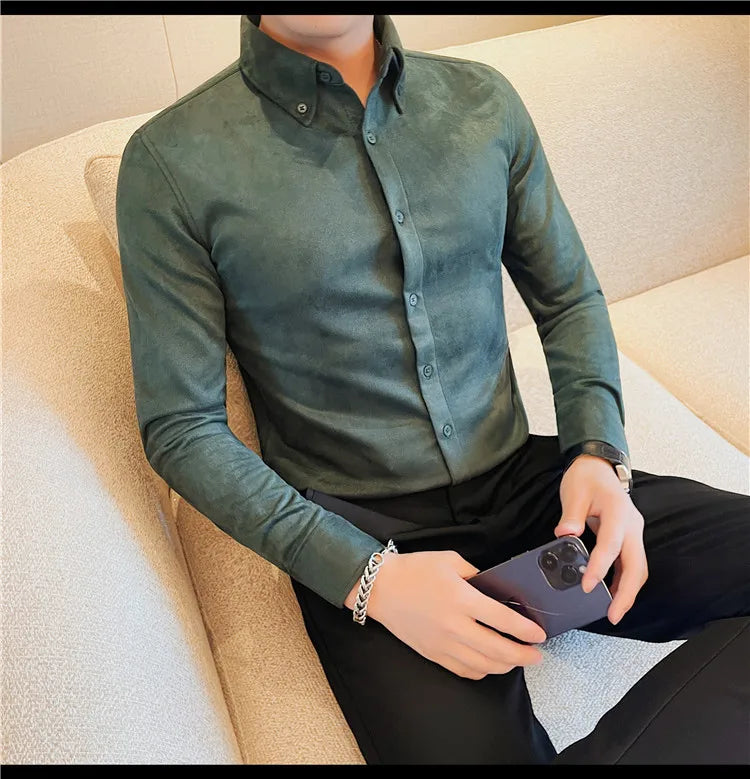 Men's Slim Fit Casual Dress Shirt 2023.