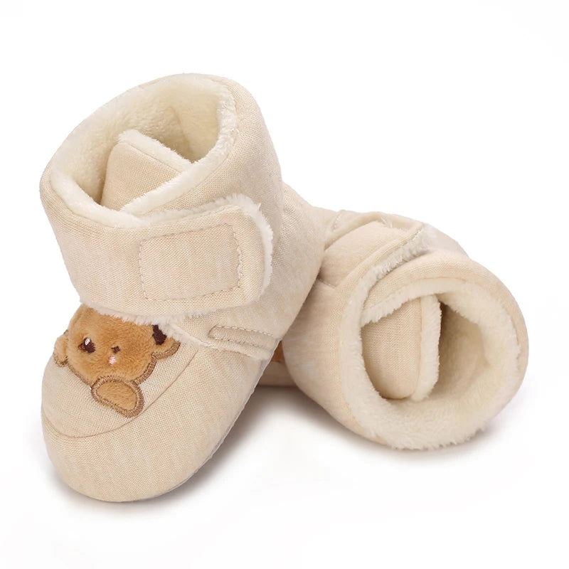 Soft Cartoon Cotton Toddler shoes First Walker Shoes for Newborns