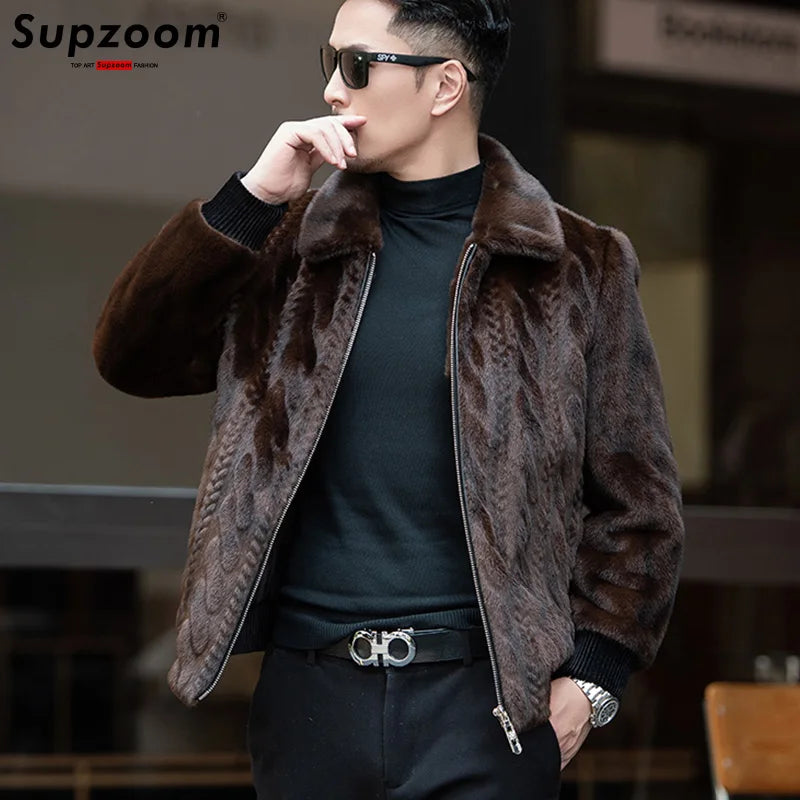 Men's Winter Fur Collar Jacket