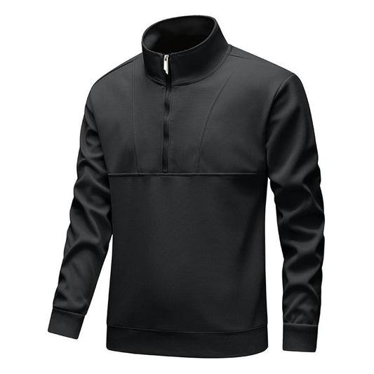 Men’s Half-Zip Stand Collar Sweatshirt