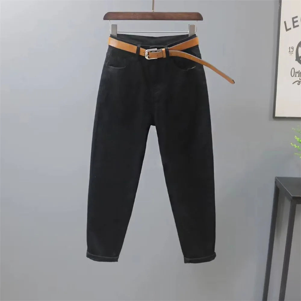 White Jeans Women's Loose Casual Harem Pants Spring Summer