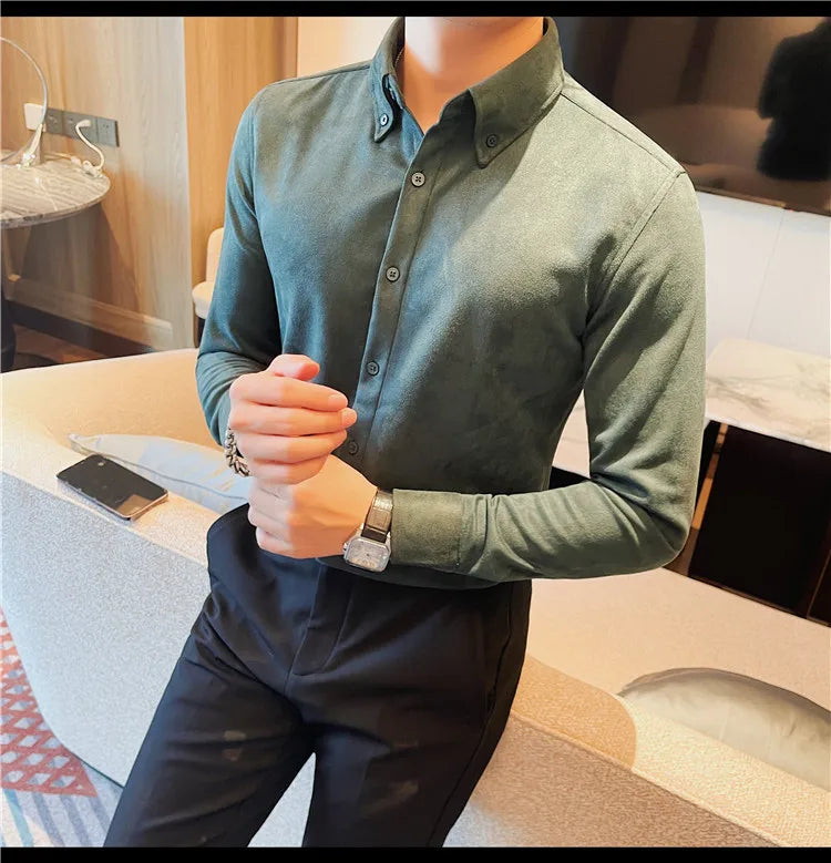 Men's Slim Fit Casual Dress Shirt 2023.
