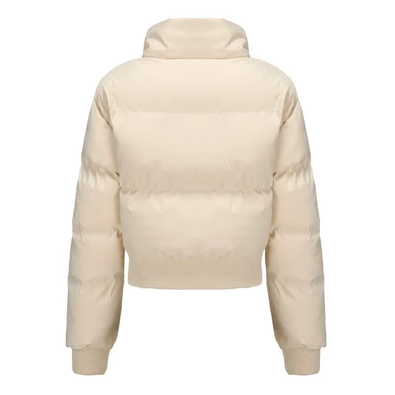 Women's Cozy High-Neck Zip-Up Jacket