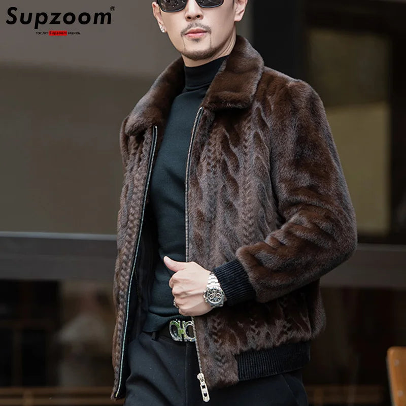 Men's Winter Fur Collar Jacket