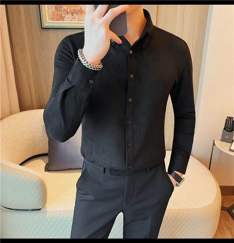 Men's Slim Fit Casual Dress Shirt 2023.