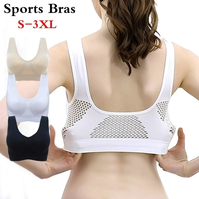 Women's Padded Athletic Sports Bra – High-Impact Running, Training & Gym Top