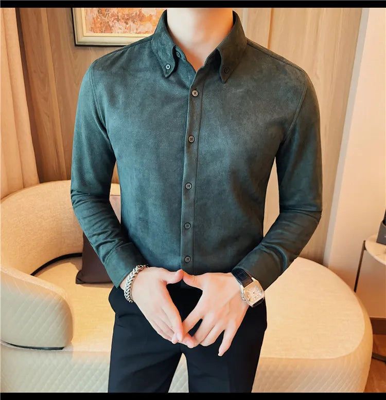 Men's Slim Fit Casual Dress Shirt 2023.